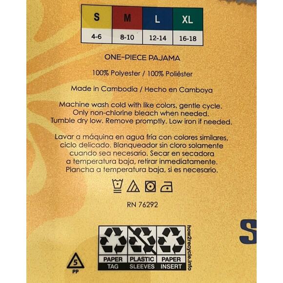 Disney Stitch One‑Piece Pajama Hooded Fleece Soft Jumpsuit Blue Adult Size S NWT - Picture 5 of 9